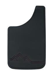 Mud Flap Plasticolor 000543R01 Easy-Fit Series, Universal Rear 11" x 19", Set Of 2, Flat, Without Logo, Black, Fiberglass Reinforced - Young Farts RV Parts