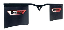 Load image into Gallery viewer, Mud Flap Roadmaster 4400 Roadwing ™, For Use With 2&quot; Hitch Receiver, Trim-To-Fit Flap Dimension Of 24&quot; x 24&quot;, 77&quot; Overall Width, Set Of 2, Flat, Roadwing Logo, Black, Bolt On - Young Farts RV Parts