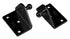 Multi Purpose Lift Support Bracket JR Products BR-1060 Used For Mounting Gas Lift Supports; L Shaped; Angled; 10 Millimeter Ball Stud; 3 Holes; Powder Coated; Black - Young Farts RV Parts