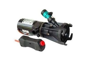 Multi Purpose Pump Rule 18555000A Used For Emptying Holding Tanks On Recreational Vehicles, Self Priming Electrically Operated, Empties 40 Gallon Tank In Less Than 5 Minutes, 3