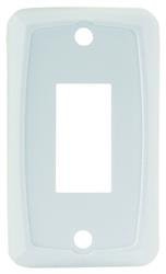 Multi Purpose Switch Faceplate JR Products 12845 Single Switch Opening; 1.125