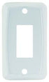 Multi Purpose Switch Faceplate JR Products 12845 Single Switch Opening; 1.125" x 0.550" (Switch Cutout); 2.750" x 1.625" (Outside Dimension) - Young Farts RV Parts