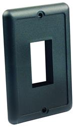 Multi Purpose Switch Faceplate JR Products 14045 Fits All IP66/ 206 Series Switches; 3.50" x 2.50" (Outside Dimension); Black - Young Farts RV Parts