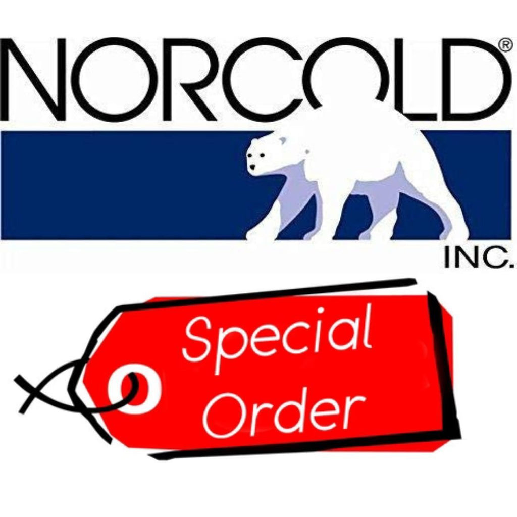 norcold 160057500 *SPECIAL ORDER* DOOR ASSY-W/O POCKET-BLK - Young Farts RV Parts