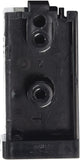 Norcold 61593730 Refrigerator Door Handle End Cap - Black - Spring Catch End Cap