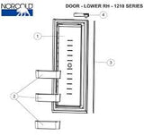 Norcold 627944 Refrigerator Door Assembly - 1210 / 1211 Series