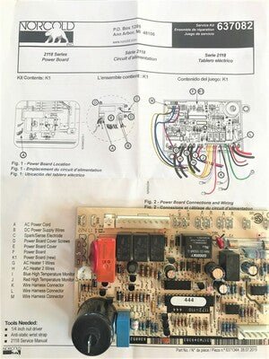 Norcold 637082 Power Control Board - Young Farts RV Parts