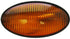 Optronics RVPL5ABP 1 Porch Light Without Switch, Black Housing, Amber - Young Farts RV Parts