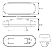 Load image into Gallery viewer, Optronics ST70RBP Stop/Turn/Tail Oval Trailer Light, Red - Young Farts RV Parts