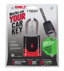 Padlock BOLT Locks/ Strattec Security 7023537 Key Type - Uses Automotive Key, 5/16