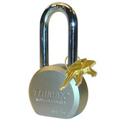 Padlock Trimax Locks TPL2251L Re-Keyable Type, 11 Millimeter Diameter Shackle, 2-1/4" Clearance Height, General Purpose, Solid Steel - Young Farts RV Parts