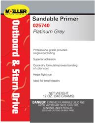Paint Primer Moeller Marine Products 025740 Base Coat/ Sandable/ Self-Etching, For Use On Aluminum And Steel Surface Marine Applications, Superior Abrasion, Platinum Gray, 12 Ounce, Aerosol Can, Single Quality tested paint and primers formulated to meet t - Young Farts RV Parts