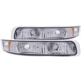 Parking/ Turn Signal Light Assembly ANZO USA 511064 Euro; Clear Lens With Amber Reflectors