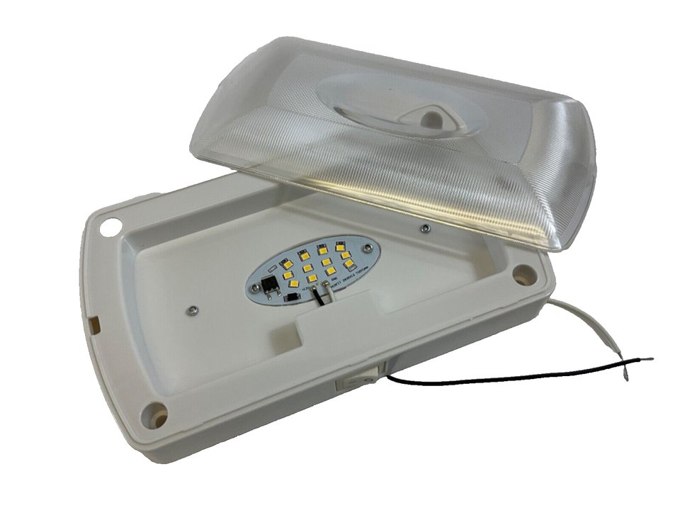 Perfect Glow RV LED Light PL-PC35-240WW Single With Switch - Young Farts RV Parts