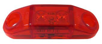 Peterson Mfg. 168R Clearance Light - Red - Surface Mount - Young Farts RV Parts