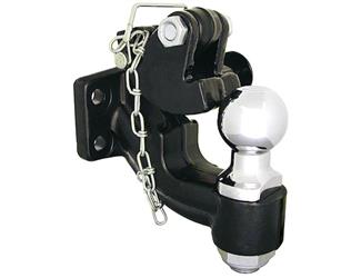Pintle Hook Buyers Products 10057 Bolt-On Mount, 20000 Pound Towing Capacity, 4000 Pound Vertical Capacity, 1-3/4" On Center Bolt Spacing, Steel, With Hardware - Young Farts RV Parts