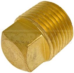 Pipe Plug Fitting Dorman 785-073D OE Solutions ™, 1/2-14 MNPT, Square Head, 15 Threads Per" - Young Farts RV Parts