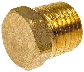 Pipe Plug Fitting Dorman 785-422D OE Solutions ™, Hex Head, 1/4" MNPT Thread Size - Young Farts RV Parts