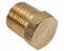 Pipe Plug Fitting Sierra Marine 18-4263 Marine Series, 1/8"-27 NPT, Brass, Hex Head, Single - Young Farts RV Parts