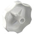 PLASTIC KNOB 1/2" SHAFT W - Young Farts RV Parts