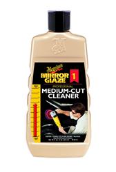 Polishing Compound Meguiars M0116 Mirror Glaze; Removes Light Swirls and Adds Gloss Clarity; Medium Cut; Liquid; 16 Ounce - Young Farts RV Parts
