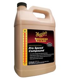 Polishing Compound Meguiars M10001 Mirror Glaze; Removes Deep Scratches/ Acid Rain/ Severe Swirls And Holograms; Pro Speed Compound; Liquid; 1 Gallon Jug - Young Farts RV Parts