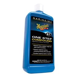 Polishing Compound Meguiars M6732 One Step; Use To Remove Moderate To Heavy Oxidation/ Scratches/ Stains And Tough Water Spots; Liquid; 32 Ounce Bottle - Young Farts RV Parts