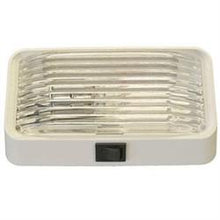 Load image into Gallery viewer, Porch Light LaSalle Bristol GSAM4018 Incandescent Bulb, Rectangular Shape, 6&quot; Length x 3-1/2&quot; Width x 2&quot; Depth, Clear And Amber Lens, With Switch LaSalle Bristol, LP sources, manufactures and distributes products for the factory-built housing, recreationa - Young Farts RV Parts