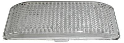 Porch Light Lens Peterson Mfg. 384-15C Replacement Lens Fits Peterson Light Series 384/ 384S/ 384-P/ 385S; Flat Rectangular; Clear - Young Farts RV Parts