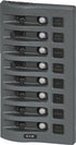 Power Distribution Box Blue Sea 4378-BSS WeatherDeck ®; CLB Circuit Breakers Panel; 15 Amps At 12 Volts DC/ 9 Amps At 24 Volts DC; CLB Circuit Breakers; 8 Positions; Gray; Reinforced Polycarbonate; 4-1/4" x 7.7" x 3-1/2" - Young Farts RV Parts