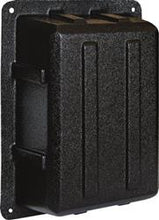 Load image into Gallery viewer, Power Distribution Box Cover Blue Sea 4026-BSS For 5-1/4&quot; x 3-3/4&quot; x 3&quot; Traditional Metal Circuit Breaker Panel; Black - Young Farts RV Parts