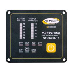 Power Inverter Remote Control Go Power 79999 For Switching On And Off Of Any GP-ISW Inverter From A Remote Location; LED Display; Displays Battery Voltage And Power Output/ Over-Voltage/ Under-Voltage/ Overload Protection/ Over-Temperature Protection/ Inv - Young Farts RV Parts