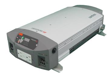 Power Inverter Xantrex 806-1840-01 Freedom HF Series; 1800 Watts Output/ 3600 Watts Surge; 40 Ampere Continuous Output; 80 To 87 Percent Efficiency; Dual Ground Fault Circuit Interrupter (GFCI) Outlets; Remote On/Off Capable;; 4.2" x 9-1/2" x 15-1/2" - Young Farts RV Parts