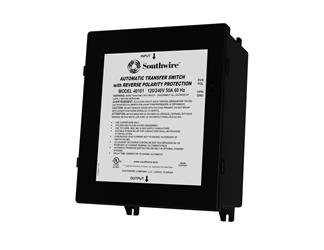 Power Transfer Switch SouthWire Corp. 40101-001 Transfer Power Between Shore And RV Generator; Automatic; 120/ 240 Volt; 50 Amps; 8.48" x 10-3/4" x 5.19" - Young Farts RV Parts