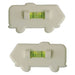Prime Products Stick On Motorhome Style White Levels - Young Farts RV Parts