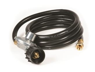 Propane Regulator Camco 57703 Olympian Heaters; Without Shut Off Valve; For Olympian Low Pressure Propane Fired Heaters; With 6 Foot Hose - Young Farts RV Parts