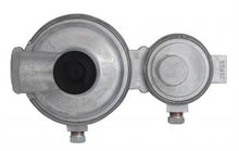 Load image into Gallery viewer, Propane Regulator Marshall Excelsior MEGR-291 Excela-Flo; 1/4&quot; FNPT Inlet x 3/8&quot; FNPT Outlet; Two Stage; 175000 BTU; Without Hose; Zinc Powder Coated; Zinc Die Casted; Internal Relief Spring Loaded Diaphragm Type - Young Farts RV Parts