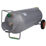 Propane Tank Flame King YSN100HOG 100 Pounds; Horizontal And Vertical Mount