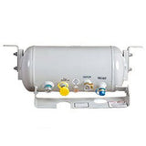 Manchester Tank 6813 ASME Permanent Horizontal Mount Propane Tank - 25 Pounds Capacity; 23