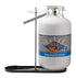 Propane Tank Rack Flame King KT40MNT With Hold Down Clamp; Holds Two 40 Pound Gas Bottle; Bolts To Trailer Tongue; Powder Coated; Steel - Young Farts RV Parts