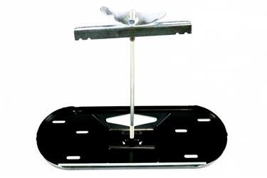 Propane Tank Rack Fleming Sales 16758 Pan Tray Type Hold Down Bracket; Steel - Young Farts RV Parts