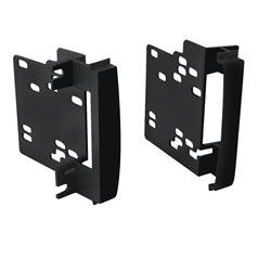 Radio Mounting Kit Metra Electronics 95-6511 TurboKits; For Installing An Aftermarket Double-DIN Or Stacked ISO-Mount Vehicle Radio; Painted; OEM Black; ABS Plastic - Young Farts RV Parts