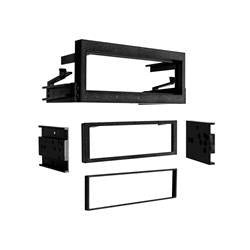 Radio Mounting Kit Metra Electronics 99-3002 TurboKits; For Installing An Aftermarket Recessed Single-Shaft With Pocket Provision/ Single-DIN With Pocket Provision/ And ISO-Mount With Pocket Provision Vehicle Radio; Painted; Black; ABS Plastic - Young Farts RV Parts