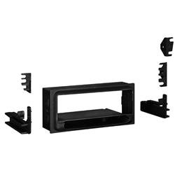Radio Mounting Kit Metra Electronics 99-4000 TurboKits; For Installing An Aftermarket Single-DIN Pullout Or Removable-Face Single-DIN Vehicle Radio; Painted; Black; ABS Plastic - Young Farts RV Parts