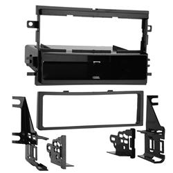Radio Mounting Kit Metra Electronics 99-5812 TurboKits; For Installing An Aftermarket Recessed ISO-Mount Or Single-DIN Vehicle Radio With Pocket Provisions; Painted; Black; ABS Plastic - Young Farts RV Parts