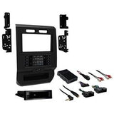 Radio Mounting Kit Metra Electronics 99-5834CH Turbo Touch ™; Use To Install An ISO DIN Radio With Pocket/ ISO DDIN Radio; Painted; Charcoal; ABS Plastic