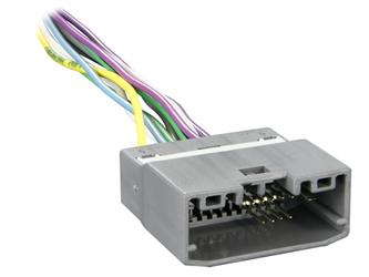Radio Wiring Harness Metra Electronics 70-6522 TurboWire; For Installing Aftermarket Radio Using Existing Factory Wiring And Connectors/ Plugs Directly Into Vehicle OE Harness At Radio - Young Farts RV Parts