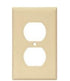Receptacle Cover Cooper Wire 2132V-BOX Arrow Hart; For Duplex Receptacle; 1 Gang; Ivory - Young Farts RV Parts
