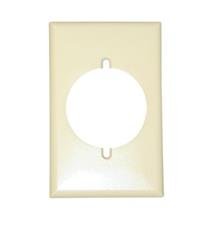 Receptacle Cover Cooper Wire 2168V-BOX Arrow Hart; For Power Outlets/ Receptacles; 2 Gang; 2.15" Hole Diameter; Ivory - Young Farts RV Parts