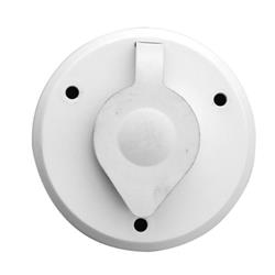 Receptacle Prime Products 08-6208 Outdoor Use; TV Cable Input; Single Round Receptacle; White - Young Farts RV Parts